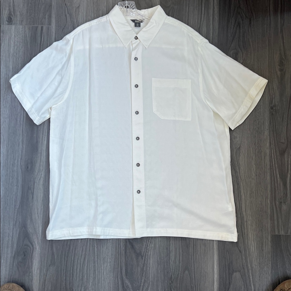 Royal Robbins San Juan Dry Off White Button Down Shirt, Men’s XL, 89% Modal - Picture 2 of 9